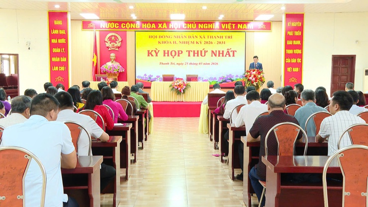 Kỳ họp thứ Nhất HĐND xã Thanh Trì: Kiện toàn nhân sự chủ chốt- Ảnh 6.