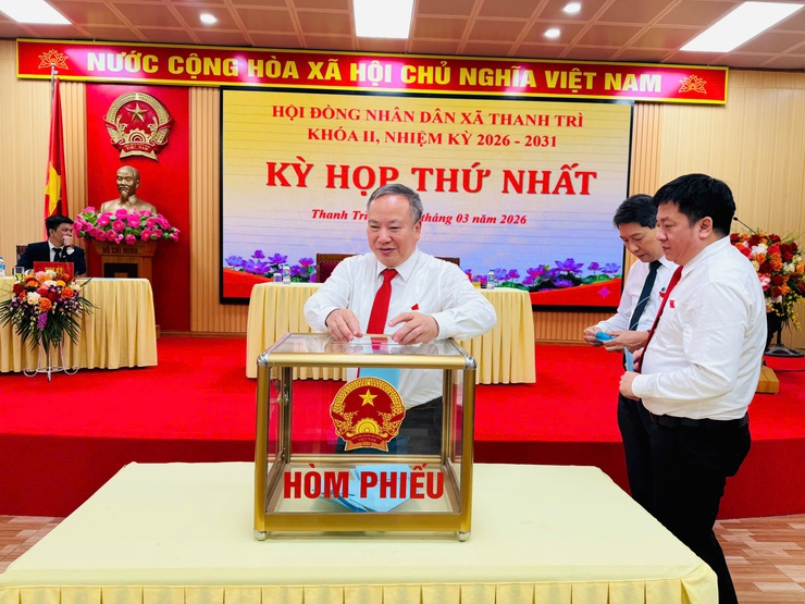 Kỳ họp thứ Nhất HĐND xã Thanh Trì: Kiện toàn nhân sự chủ chốt- Ảnh 11.