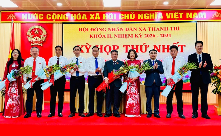 Kỳ họp thứ Nhất HĐND xã Thanh Trì: Kiện toàn nhân sự chủ chốt- Ảnh 14.
