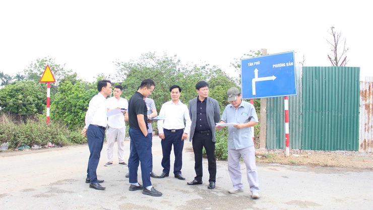 Phường Chương Mỹ đón đoàn khảo sát liên ngành về công tác đăng ký, đặt tên, đổi tên và điều chỉnh độ dài các tuyến đường năm 2026- Ảnh 6.