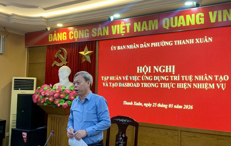 Phường Thanh Xuân: Đẩy mạnh chuyển đổi số thông qua ứng dụng AI và Dashboard trong quản trị hành chính- Ảnh 2.