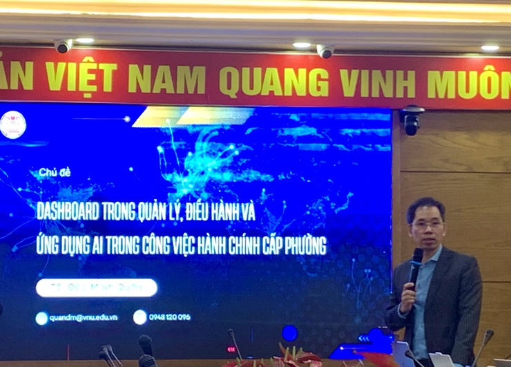 Phường Thanh Xuân: Đẩy mạnh chuyển đổi số thông qua ứng dụng AI và Dashboard trong quản trị hành chính- Ảnh 3.