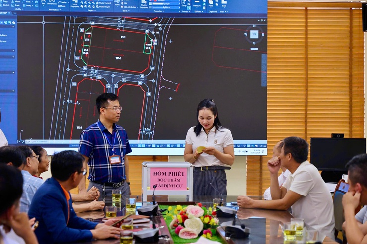 Thiên Lộc công khai, minh bạch trong bốc thăm tái định cư Dự án Cầu Thượng Cát- Ảnh 3.