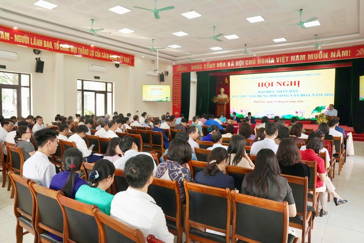 Hội nghị đại biểu Nhân dân bàn việc xây dựng đời sống văn hóa năm 2026 xã Thiên Lộc – Phát huy dân chủ, xây dựng đời sống văn hóa từ cơ sở- Ảnh 9.