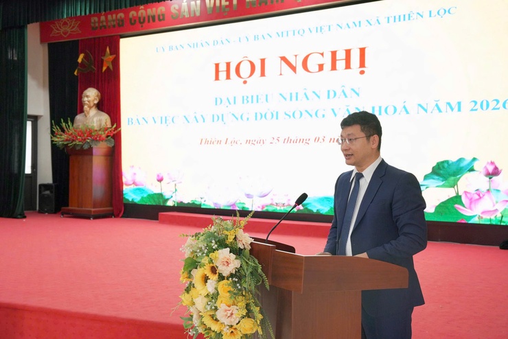 Hội nghị đại biểu Nhân dân bàn việc xây dựng đời sống văn hóa năm 2026 xã Thiên Lộc – Phát huy dân chủ, xây dựng đời sống văn hóa từ cơ sở- Ảnh 14.