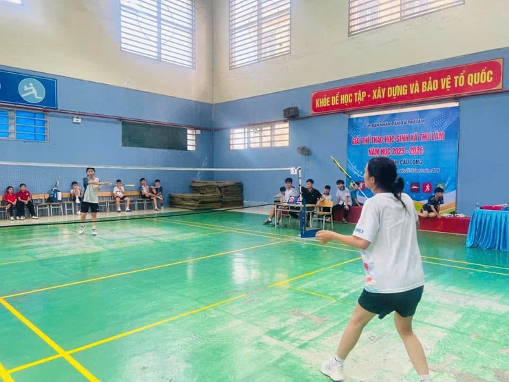 Giải thể thao xã Thư Lâm năm học 2025–2026 diễn ra sôi nổi, lan tỏa tinh thần rèn luyện- Ảnh 2.