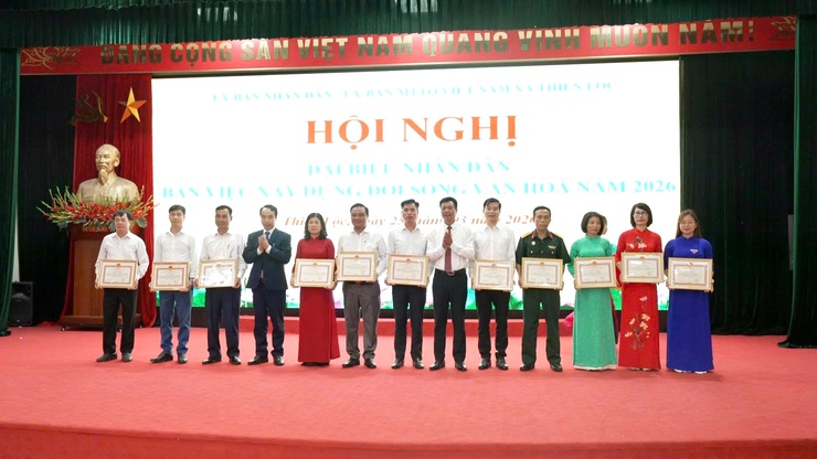 Hội nghị đại biểu Nhân dân bàn việc xây dựng đời sống văn hóa năm 2026 xã Thiên Lộc – Phát huy dân chủ, xây dựng đời sống văn hóa từ cơ sở- Ảnh 16.