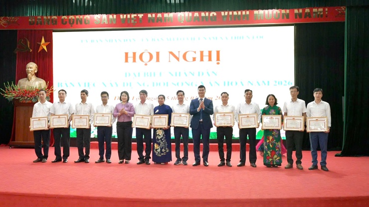 Hội nghị đại biểu Nhân dân bàn việc xây dựng đời sống văn hóa năm 2026 xã Thiên Lộc – Phát huy dân chủ, xây dựng đời sống văn hóa từ cơ sở- Ảnh 18.