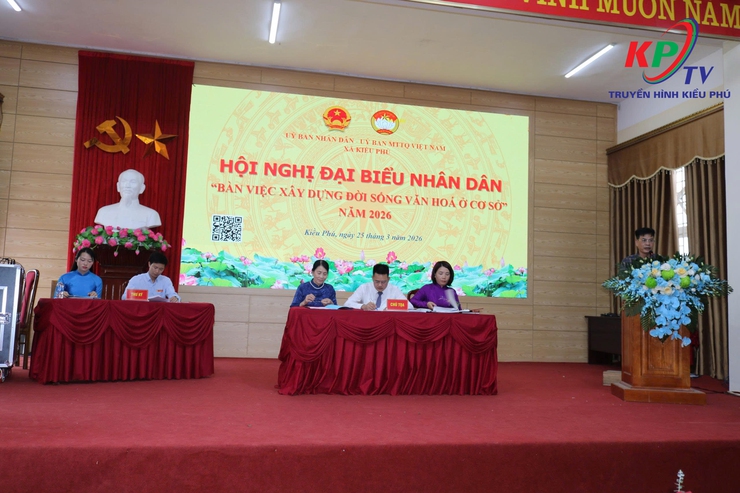 Kiều Phú; Bàn giải pháp xây dựng đời sống văn hóa cơ sở năm 2026, thông qua hội nghị Đại biểu nhân dân- Ảnh 2.