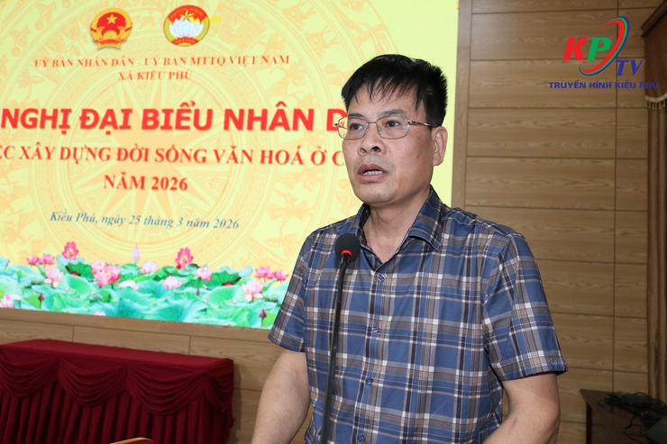 Kiều Phú; Bàn giải pháp xây dựng đời sống văn hóa cơ sở năm 2026, thông qua hội nghị Đại biểu nhân dân- Ảnh 5.