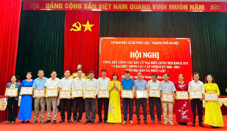 Phúc Lộc: Tổng kết công tác bầu cử đại biểu Quốc hội khóa XVI và đại biểu HĐND các cấp, nhiệm kỳ 2026-2031- Ảnh 6.