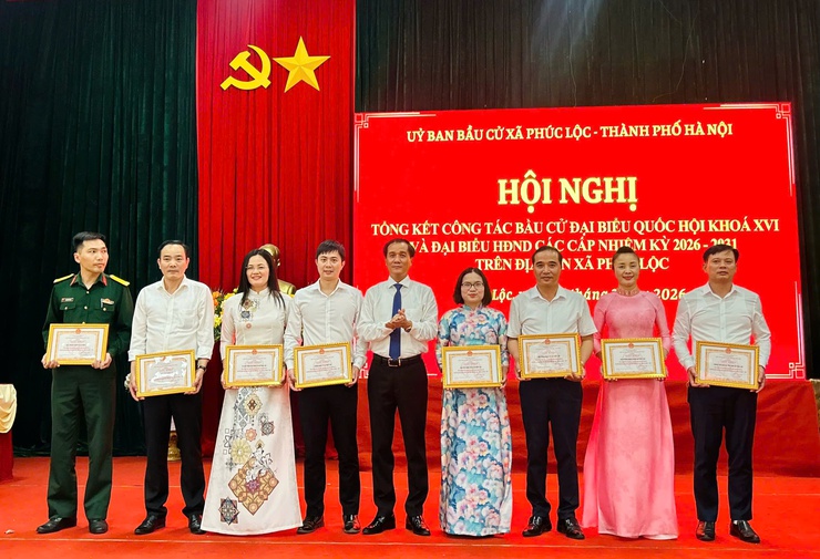 Phúc Lộc: Tổng kết công tác bầu cử đại biểu Quốc hội khóa XVI và đại biểu HĐND các cấp, nhiệm kỳ 2026-2031- Ảnh 5.