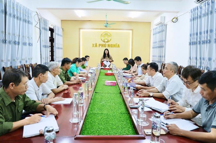 Hội nghị kiểm điểm tiến độ công tác chuẩn bị tổ chức lễ hội làng Yên Trường và lễ hội làng Trung Cao- Ảnh 1.