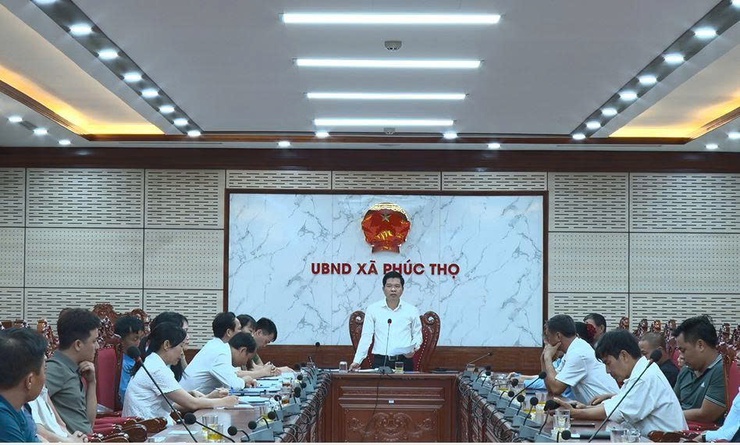 Phúc Thọ: Làm việc với các hộ giết mổ gia súc, gia cầm về việc chấm dứt hoạt động giết mổ nhỏ lẻ trong khu dân cư- Ảnh 1.