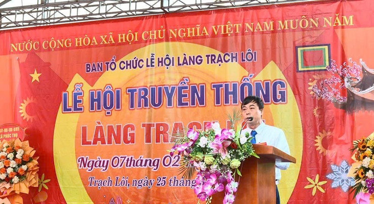 Khai mạc Lễ hội truyền thống Đình làng Trạch Lôi năm 2026- Ảnh 1.