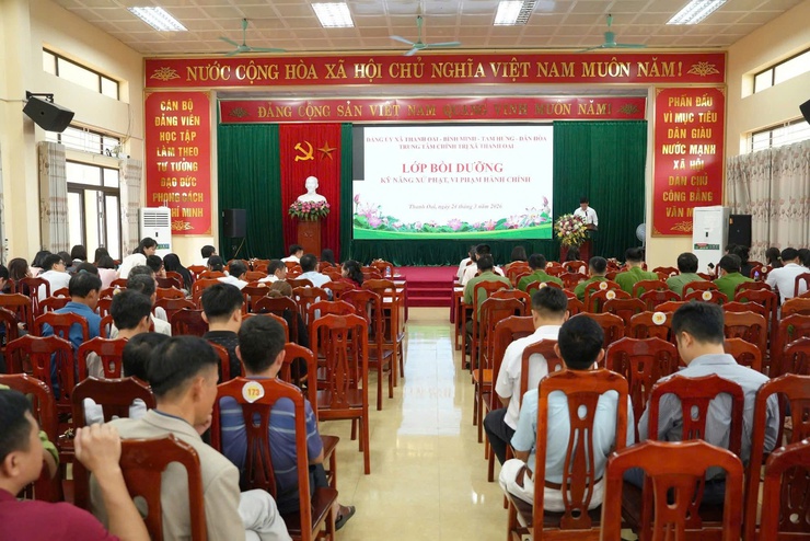 BỒI DƯỠNG KỸ NĂNG XỬ PHẠT VI PHẠM HÀNH CHÍNH CHO CÁN BỘ CƠ SỞ- Ảnh 1.