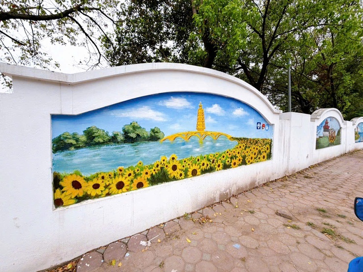 Đoàn phường Thanh Liệt: Khánh thành công trình tranh tường bích hoạ- Ảnh 3.