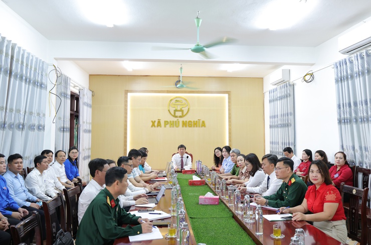 Xã Phú Nghĩa dự hội nghị quán triệt Nghị quyết số 02-NQ/TW ngày 17-3-2026 của Bộ Chính trị về "Xây dựng và phát triển Thủ đô Hà Nội trong kỷ nguyên mới”- Ảnh 3.