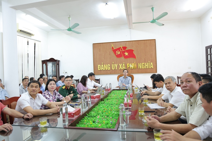 Xã Phú Nghĩa dự hội nghị trực tuyến tổng kết công tác bầu cử đại biểu Quốc hội khóa XVI và đại biểu HĐND các cấp nhiệm kỳ 2026-2031 của Thành phố Hà Nội- Ảnh 2.