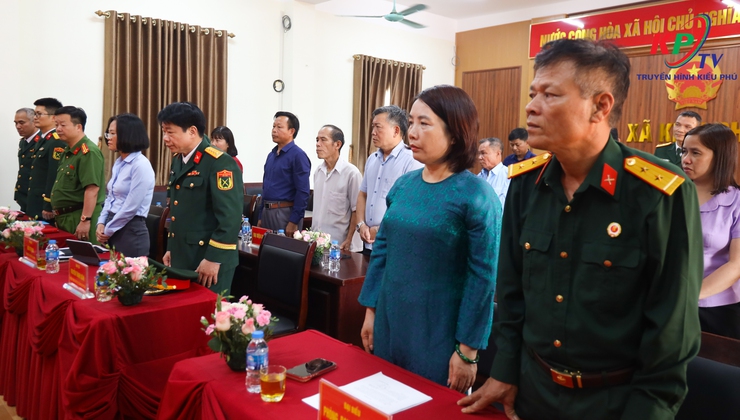 Xã Kiều Phú tổ chức Lễ trao Bằng Tổ quốc ghi công cho liệt sĩ Nguyễn Trọng Tài- Ảnh 1.