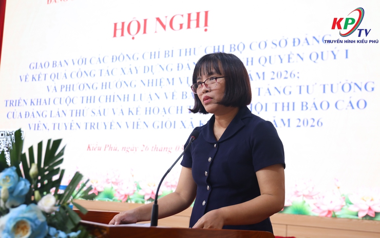 Kiều Phú tổ chức Hội nghị giao ban với Bí thư các Chi bộ trên địa bàn xã Quí I, triển khai nhiệm vụ trọng tâm Quí II năm 2026.- Ảnh 3.