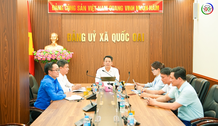 Ban Chỉ đạo thực hiện Quy chế dân chủ ở cơ sở xã Quốc Oai giao ban công tác quý I năm 2026- Ảnh 1.