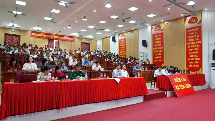 Yên Lãng tiếp sóng Hội nghị quán triệt Nghị quyết 02-NQ/TW về phát triển Thủ đô- Ảnh 1.