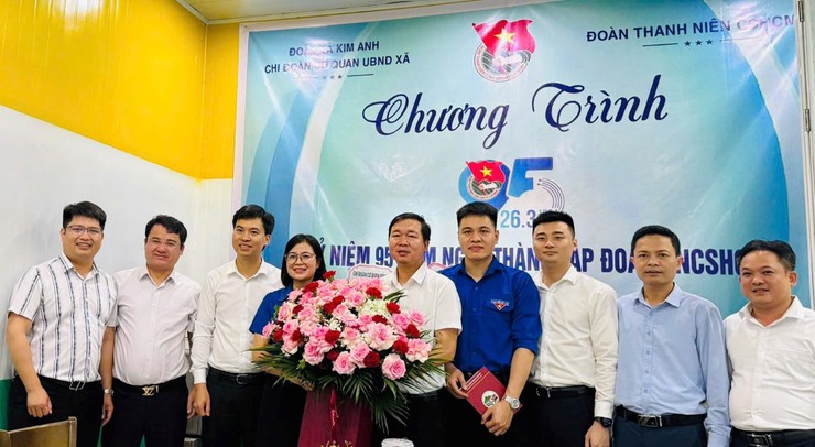 Chi đoàn Thanh niên cơ quan UBND xã Kim Anh tổ chức chương trình kỷ niệm 95 năm Ngày thành lập Đoàn TNCS Hồ Chí Minh (26/3/1931 – 26/3/2026)- Ảnh 1.