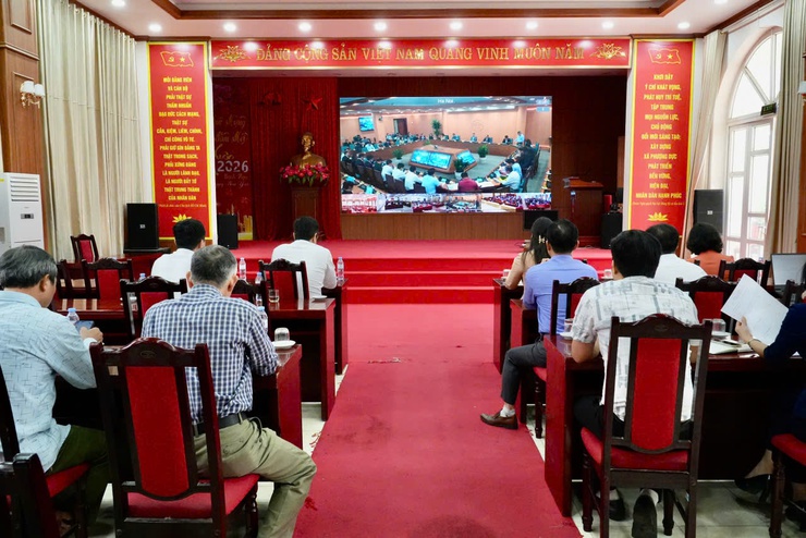 Hội nghị trực tuyến tập huấn Điều tra cơ sở hành chính, sự nghiệp năm 2026- Ảnh 1.