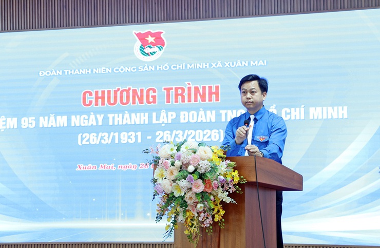 Đoàn xã Xuân Mai tổ chức chương trình kỷ niệm 95 năm truyền thống vẻ vang của Đoàn TNCS Hồ Chí Minh- Ảnh 2.
