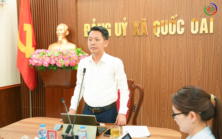 Ban Chỉ đạo thực hiện Quy chế dân chủ ở cơ sở xã Quốc Oai giao ban công tác quý I năm 2026- Ảnh 2.