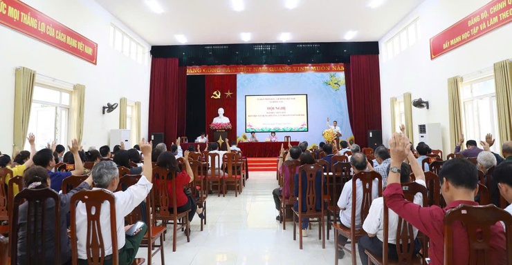 Xã Hồng Vân Hội nghị đại biểu nhân dân bàn việc xây dựng đời sống văn hóa cơ sở năm 2026.- Ảnh 4.