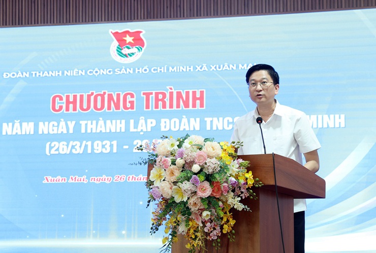 Đoàn xã Xuân Mai tổ chức chương trình kỷ niệm 95 năm truyền thống vẻ vang của Đoàn TNCS Hồ Chí Minh- Ảnh 12.