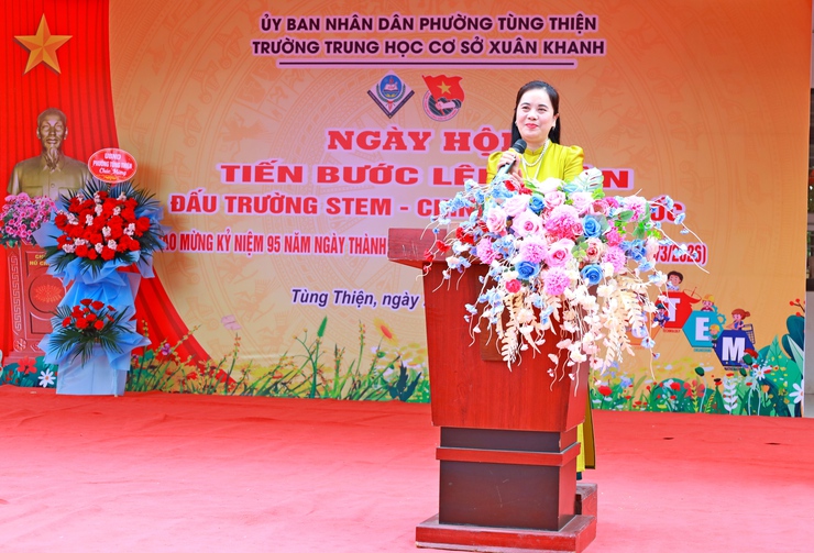 Trường THCS Xuân Khanh tổ chức " Ngày hội tiến bước lên Đoàn " Chào mừng kỷ niệm 95 năm Ngày thành lập Đoàn TNCS Hồ Chí Minh 

- Ảnh 2.