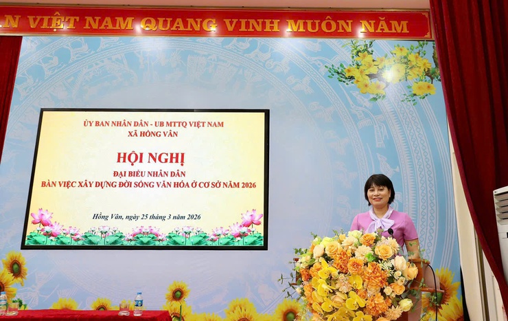 Xã Hồng Vân Hội nghị đại biểu nhân dân bàn việc xây dựng đời sống văn hóa cơ sở năm 2026.- Ảnh 2.