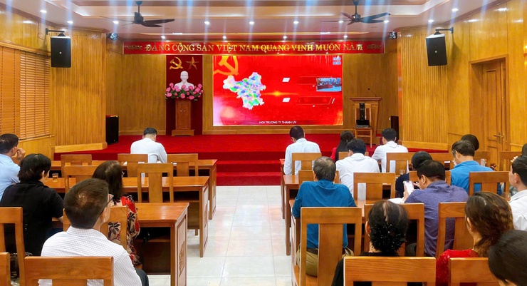 Phường Thanh Liệt: Dự hội nghị trực tuyến tổng kết công tác bầu cử đại biểu Quốc hội khóa XVI và đại biểu HĐND các cấp- Ảnh 3.