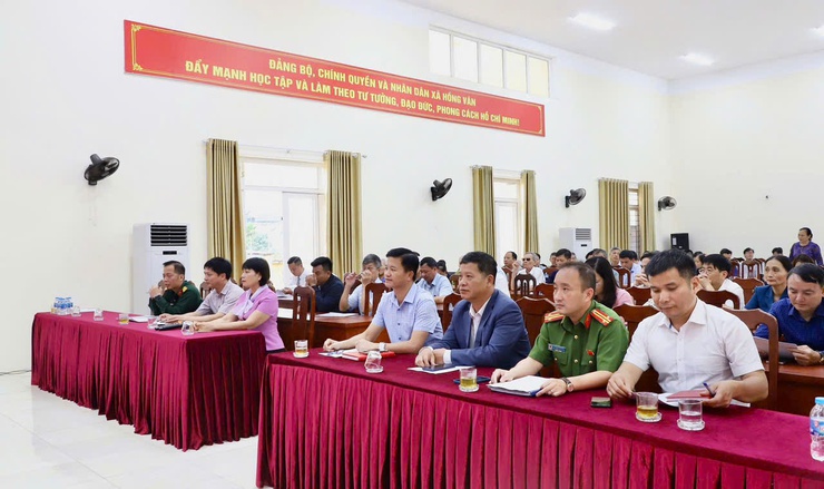 Xã Hồng Vân Hội nghị đại biểu nhân dân bàn việc xây dựng đời sống văn hóa cơ sở năm 2026.- Ảnh 1.