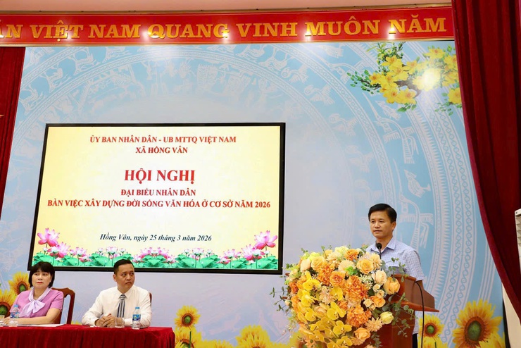 Xã Hồng Vân Hội nghị đại biểu nhân dân bàn việc xây dựng đời sống văn hóa cơ sở năm 2026.- Ảnh 5.