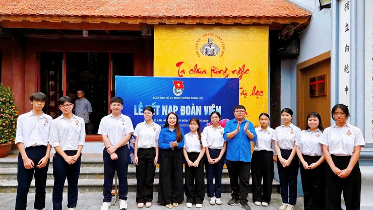 Đoàn phường Thanh Liệt: Kết nạp 95 đoàn viên mới- Ảnh 8.