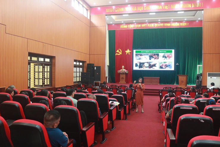 Hoà Lạc tập huấn, tuyên truyền phòng, chống bệnh Dại ở động vật- Ảnh 4.