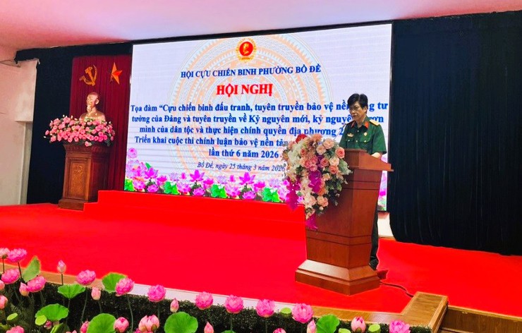 Tọa đàm Đề án 01: Phát huy vai trò Hội Cựu chiến binh trong bảo vệ nền tảng tư tưởng của Đảng; Phát động Cuộc thi chính luận lần thứ VI và triển khai “Năm dân vận khéo” 2026- Ảnh 4.