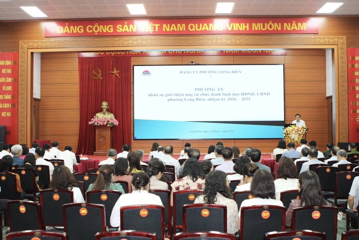 Phường Long Biên thực hiện quy trình giới thiệu nhân sự các chức danh lãnh đạo HĐND, UBND phường nhiệm kỳ 2026 - 2031- Ảnh 3.