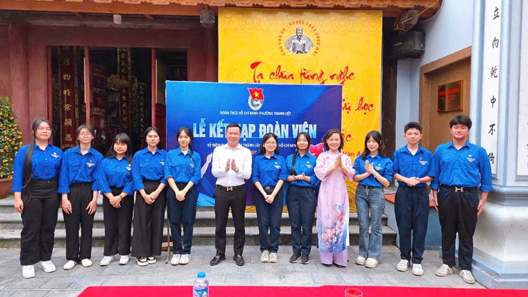 Đoàn phường Thanh Liệt: Kết nạp 95 đoàn viên mới- Ảnh 10.