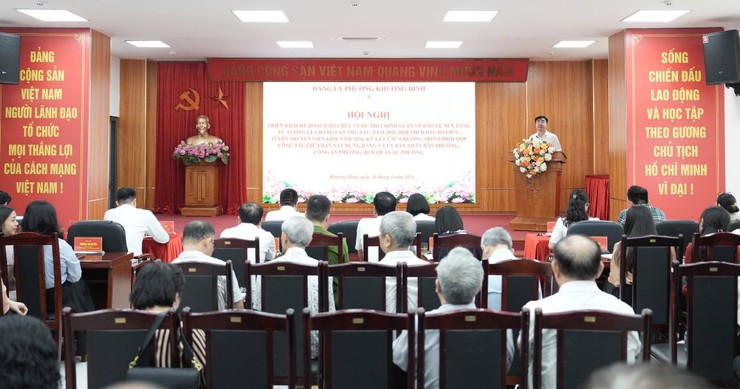 Khương Đình: Phát động 2 Cuộc thi và ký kết các Chương trình phối hợp công tác năm 2026- Ảnh 1.