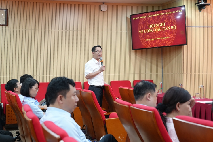 Trung tâm Phục vụ hành chính công tổ chức Hội nghị kiện toàn, bổ sung chức danh cán bộ- Ảnh 3.