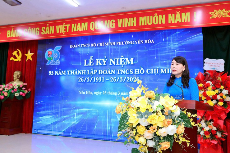 TUỔI TRẺ PHƯỜNG YÊN HÒA TỔ CHỨC LỄ KỶ NIỆM 95 NĂM NGÀY THÀNH LẬP ĐOÀN TNCS HỒ CHÍ MINH (26/3/1931 - 26/3/2026)- Ảnh 2.