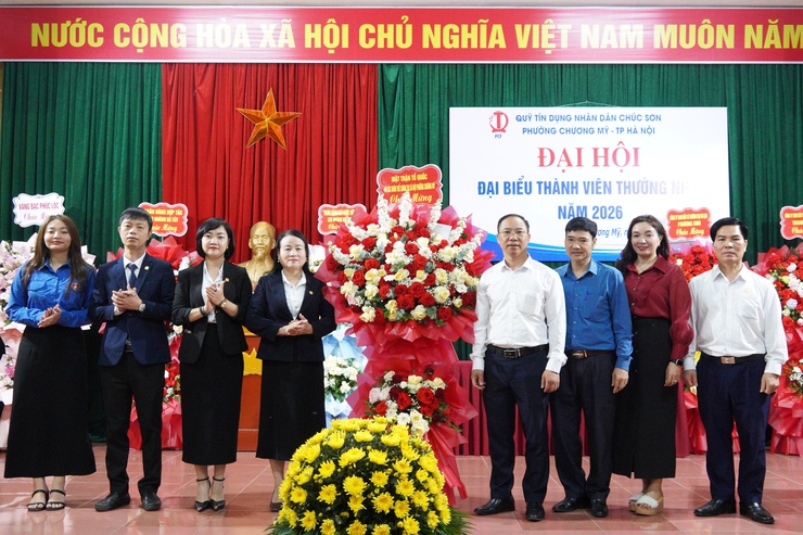 Quỹ Tín dụng Nhân dân Chúc Sơn tổ chức Đại hội đại biểu thành viên thường niên năm 2026- Ảnh 6.