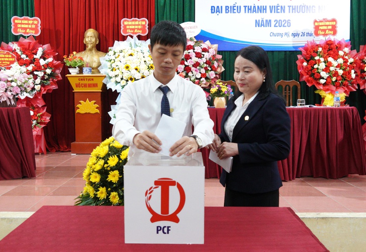 Quỹ Tín dụng Nhân dân Chúc Sơn tổ chức Đại hội đại biểu thành viên thường niên năm 2026- Ảnh 11.