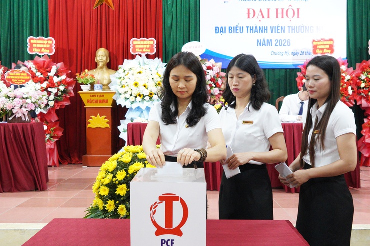 Quỹ Tín dụng Nhân dân Chúc Sơn tổ chức Đại hội đại biểu thành viên thường niên năm 2026- Ảnh 14.