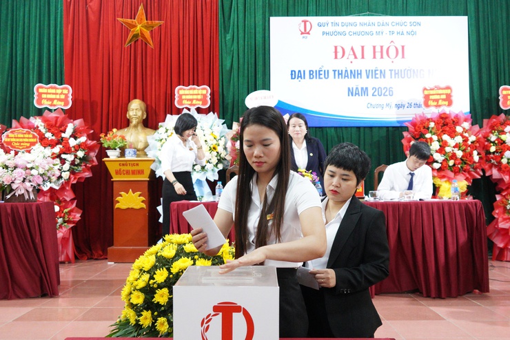 Quỹ Tín dụng Nhân dân Chúc Sơn tổ chức Đại hội đại biểu thành viên thường niên năm 2026- Ảnh 15.
